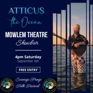 Excited to be playing a set at Swanage Folk Festival as part of the Fringe this year!
I’ll be at The The Mowlem Theatre Showbar on Saturday 6th September, 4:00 PM for a chilled out set with some amazing views across Swanage bay.

It’s free entry, and if you feel like supporting the festival donations are welcome. If you’re around Swanage that weekend, come by and say hello.